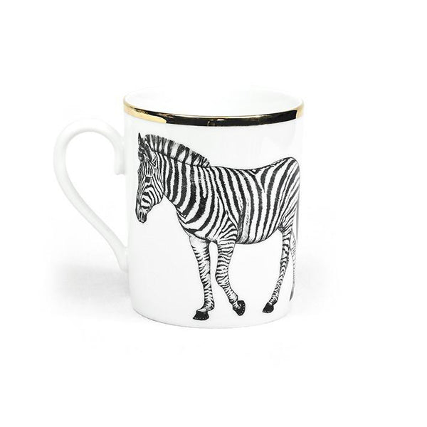 Mug · Porcelana De Limoges · Diseño Cebra - Lo de Manuela
