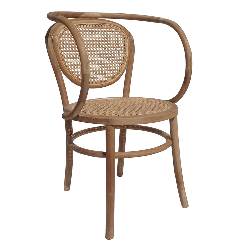 Silla · Madera y Ratán · Viena