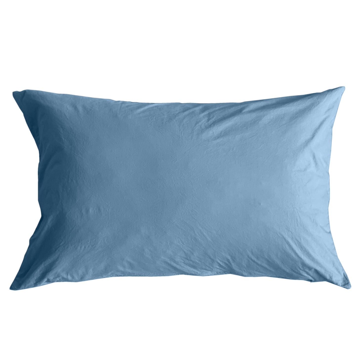 Funda de Almohada · Algodón Lavado · Color Turquesa