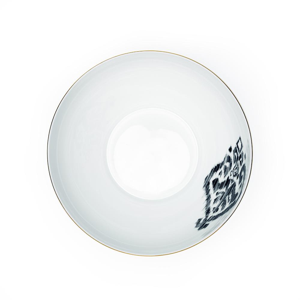 Ensaladera · Porcelana De Limoges · Diseño Ikat - Lo de Manuela