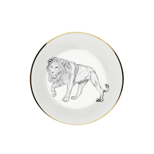 Plato Hondo · Porcelana De Limoges · Diseño León - Lo de Manuela