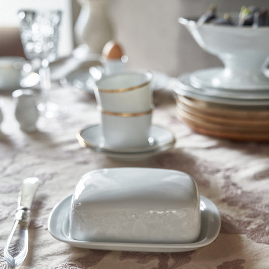 Mantequera · Porcelana de Limoges · Diseño Vatel